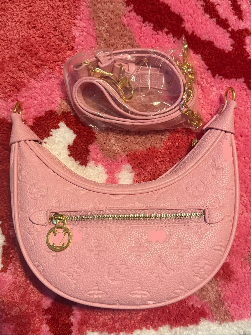 New women’s pink fashion shoulder bag